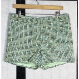 J McLaughlin Tina Tweed Short. Metallic Silk. Size: 10 $165